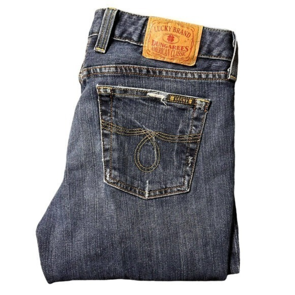 LUCKY BRAND‎ Womens Vintage Jeans Size 8/29 Dunagrees Denim Lola Straight